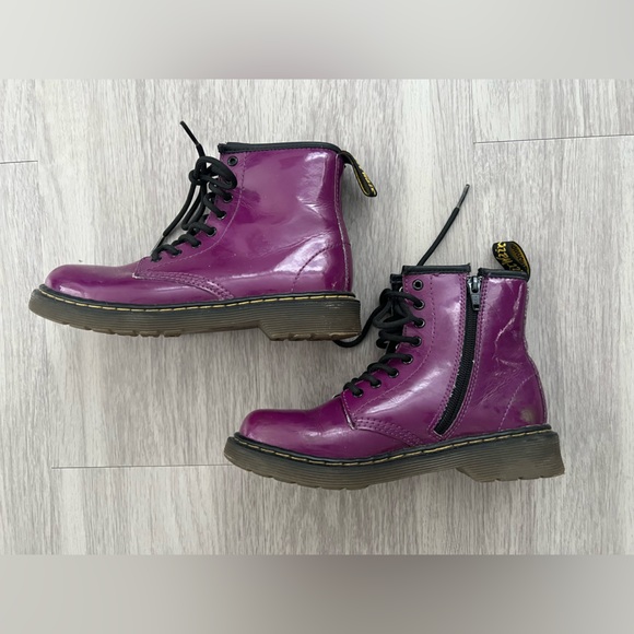 Dr. Martens Other - Dr. Martens Purple Combat Boots with Black Laces